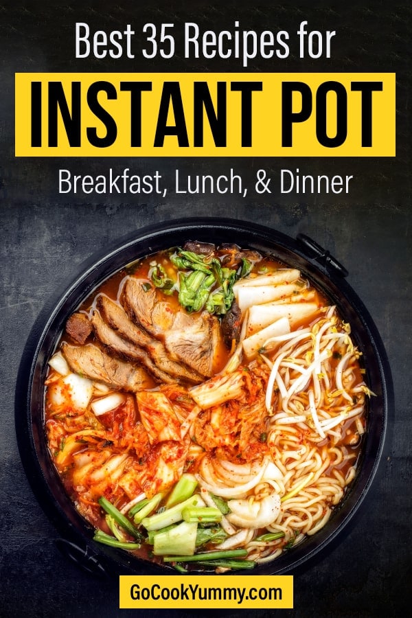 Best recipes to cook into your Instant Pot for Breakfast, lunch and dinner