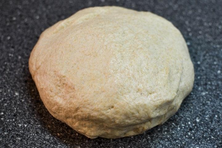 One ball of dough for burger buns