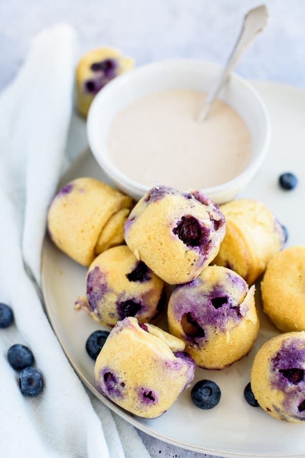 Instant Pot Mini Blueberry Breakfast Cakes