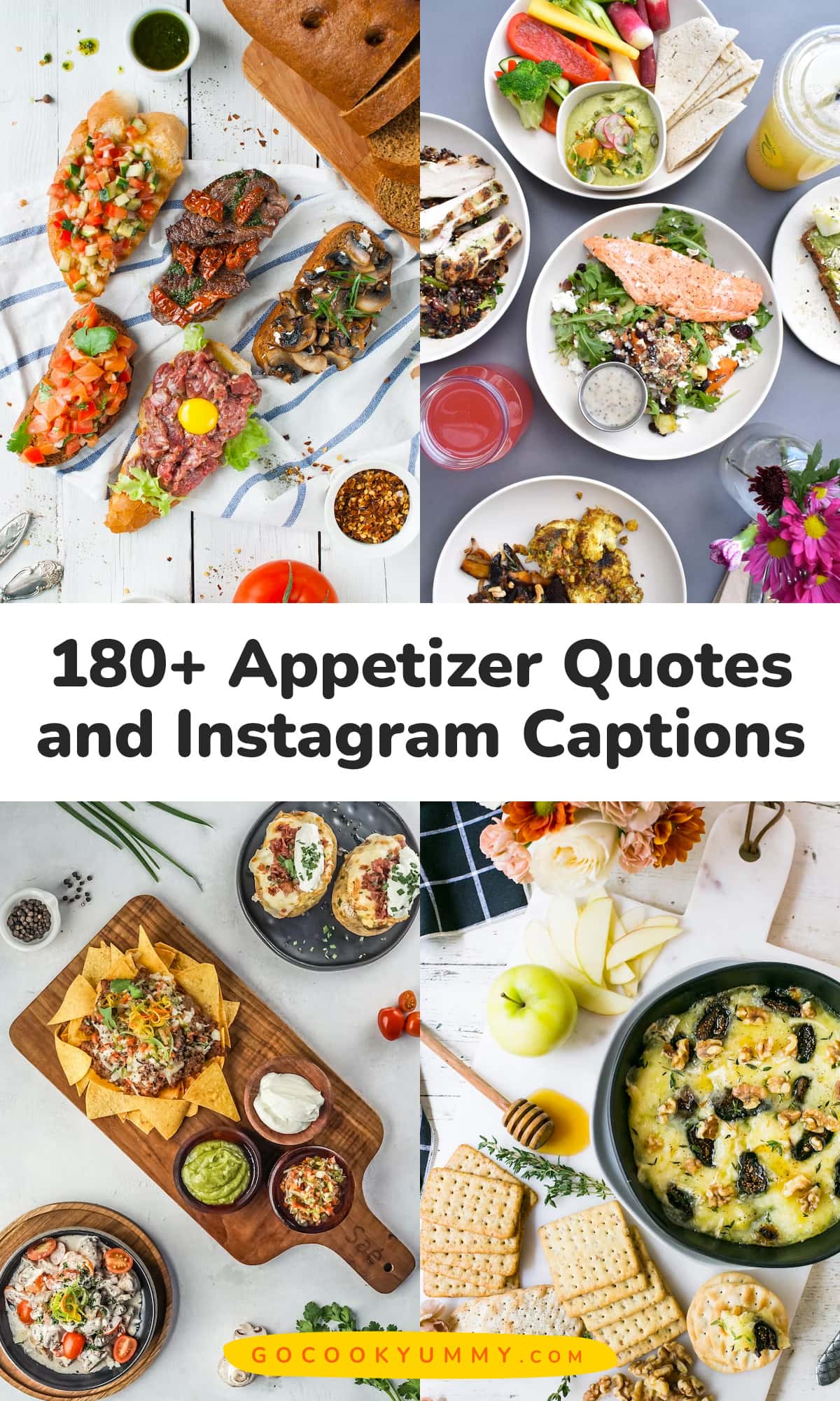 180+ Best Instagram Appetizers Quotes and Captions
