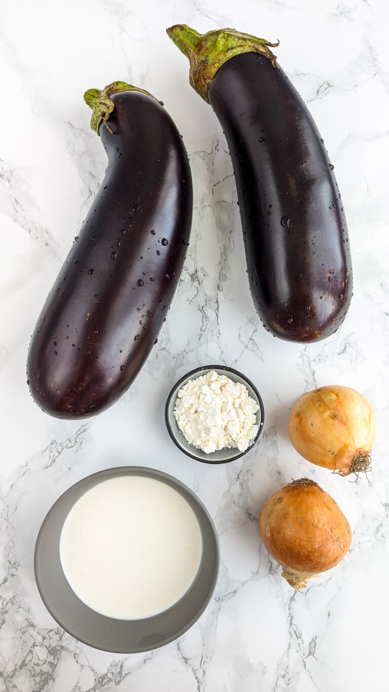 4 Ingredient Eggplant and Onion Dip - Go Cook Yummy